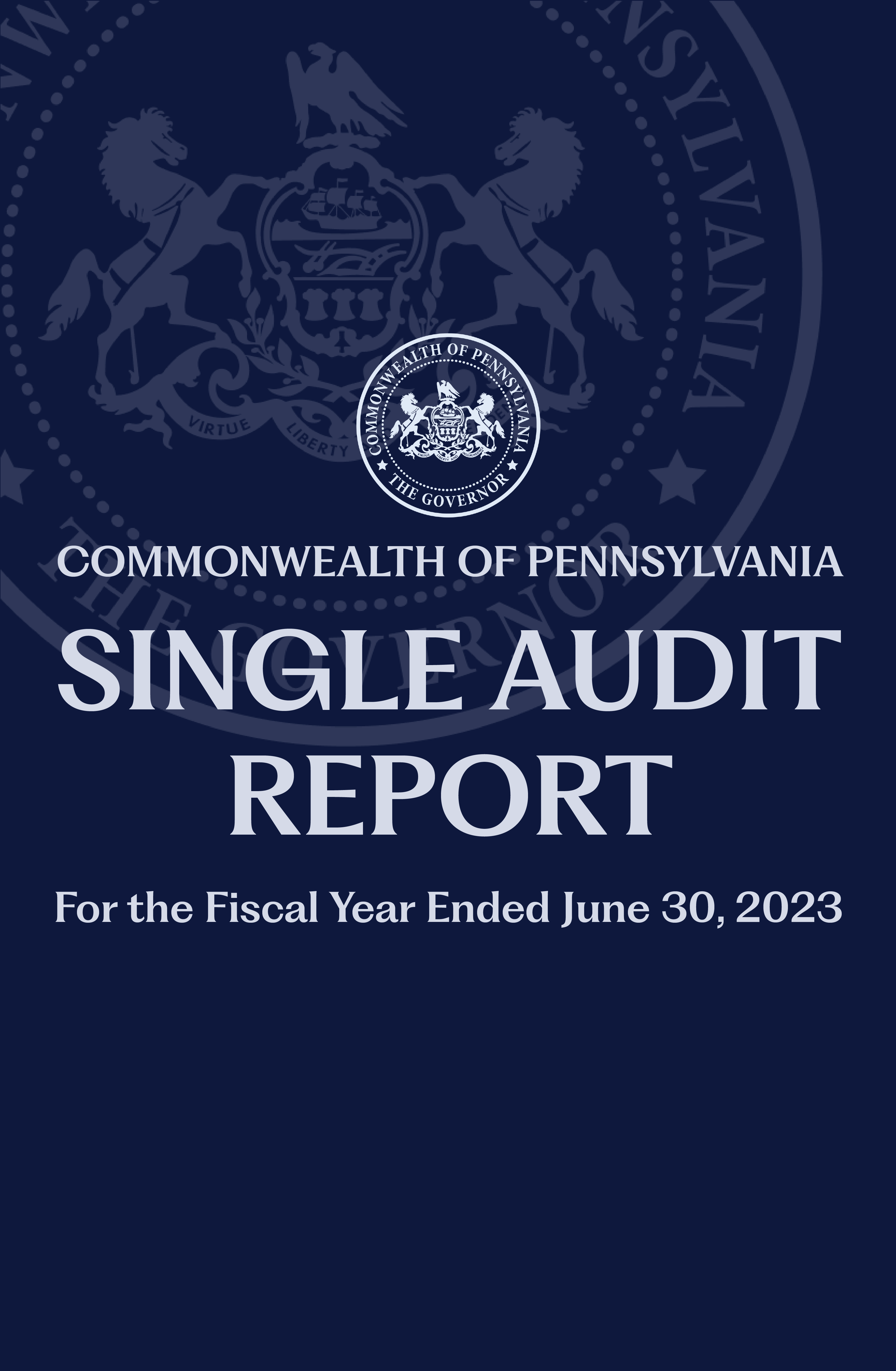 Image of the June 30, 2023 Single Audit Report Cover