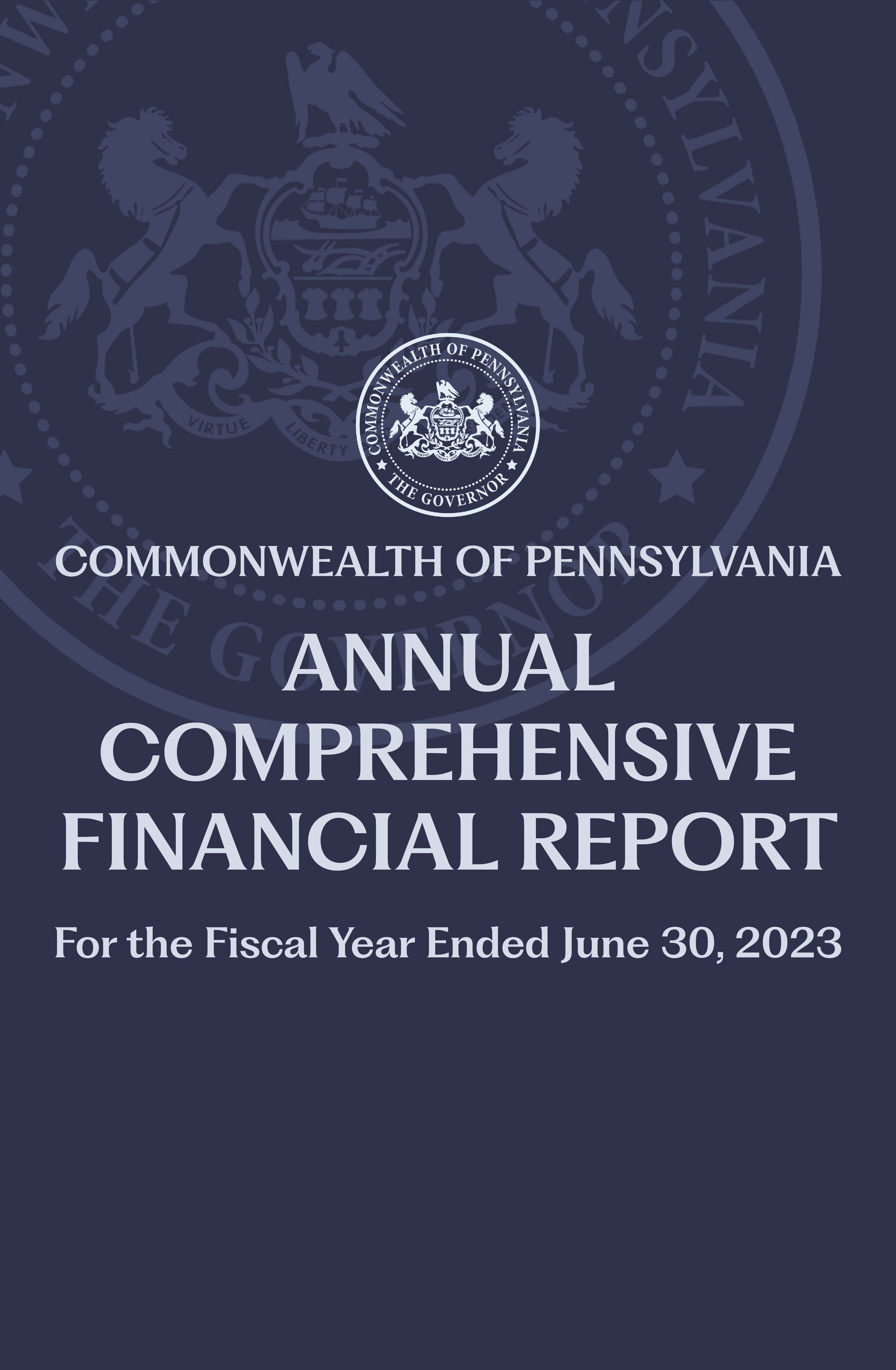 link to Comprehensive Annual Financial Report (CAFR) for the Fiscal Year Ended June 30, 2023 pdf